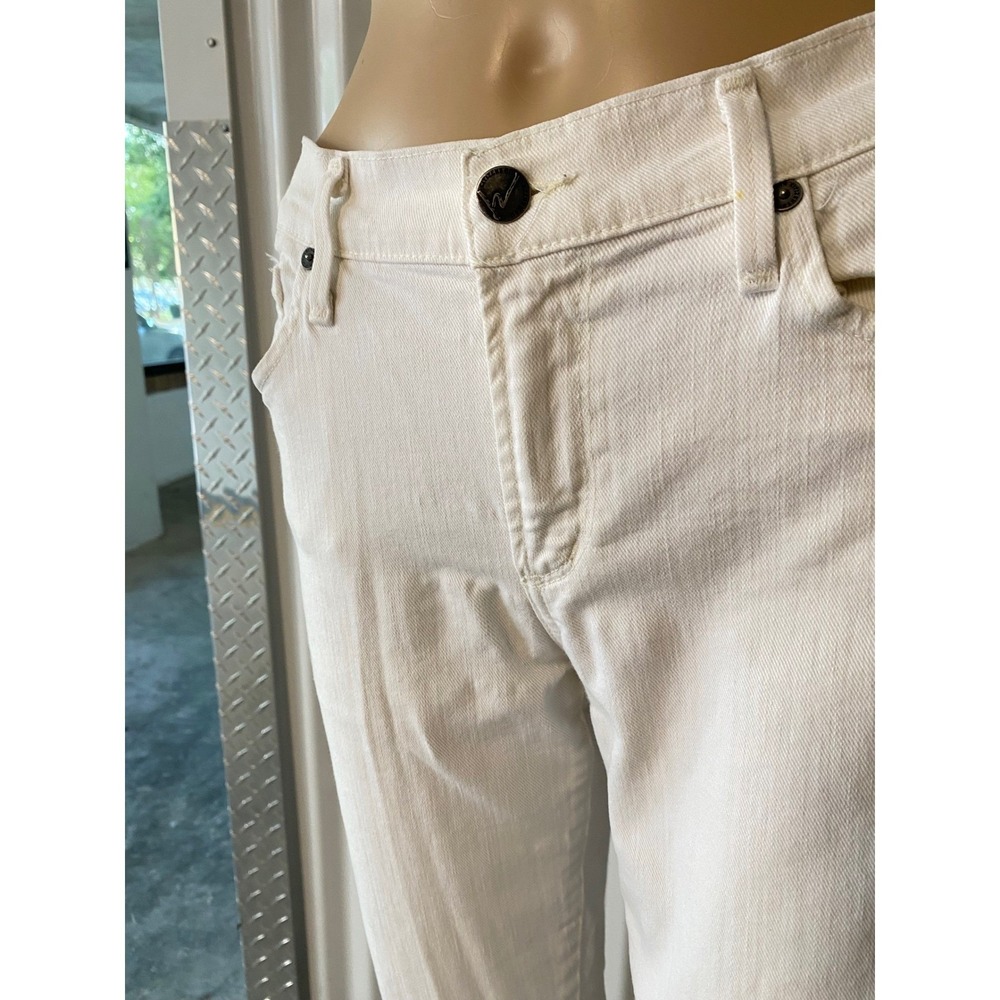 Citizens of Humanity Thompson White Skinny Jeans Womens 27 Mid Rise Stretch - Picture 6 of 10